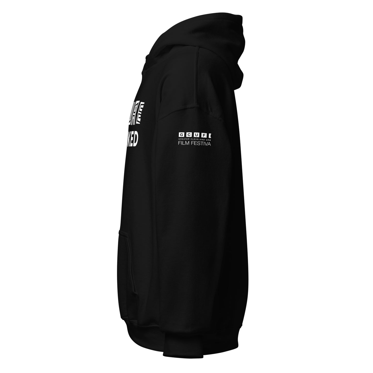 Culture Unlocked Black Hoodie with White Logo