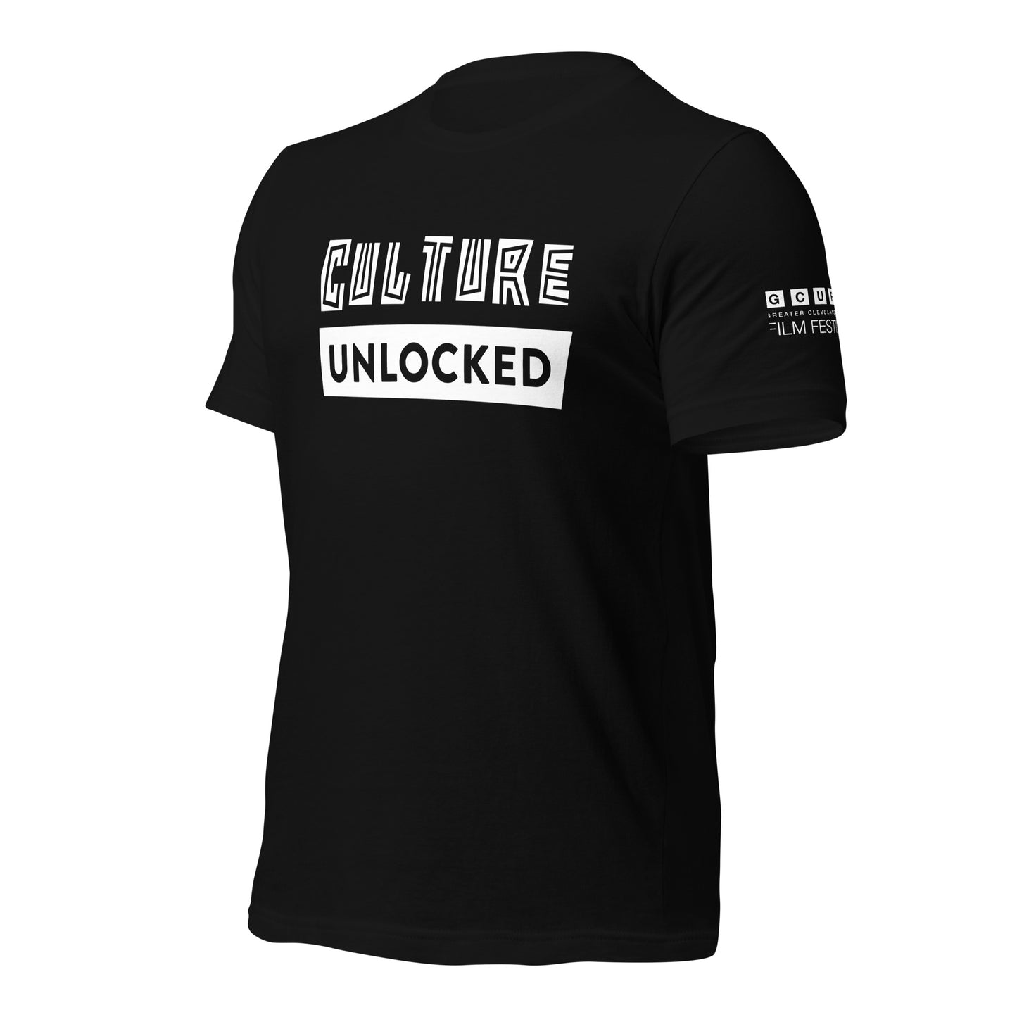 Culture Unlocked Black Tee - White Logo