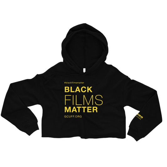 Black Films Matter - Women's Crop Hoodie